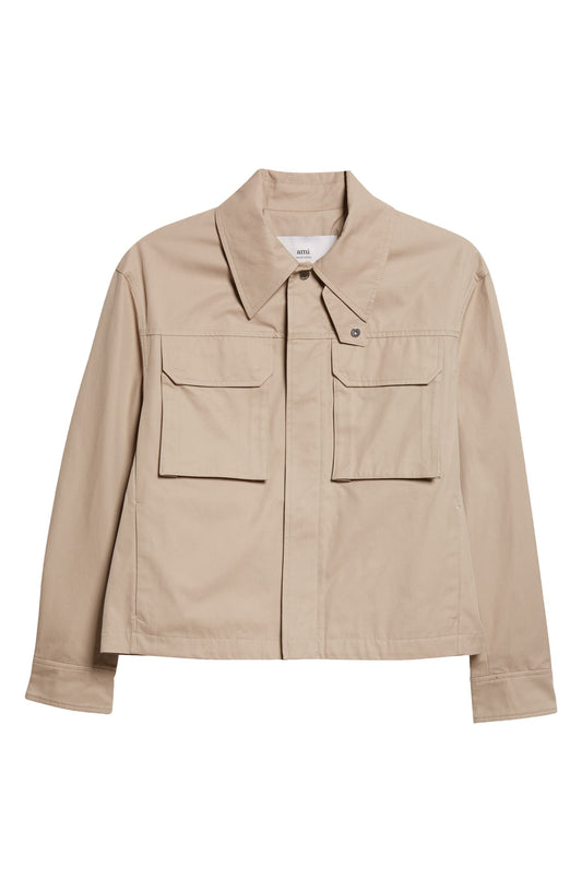 Cotton Gabardine Worker Jacket