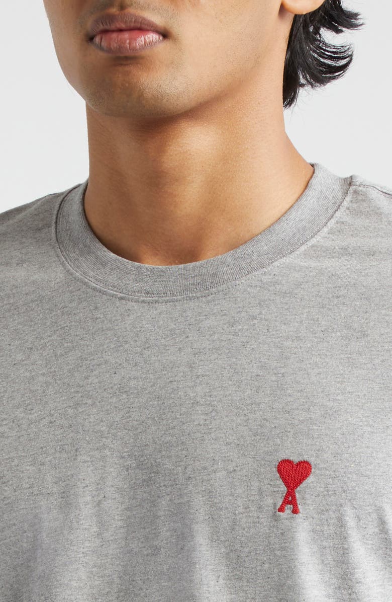 AMI Alexandre Mattiussi Men's Ami de Coeur Embroidered Organic Cotton T-Shirt