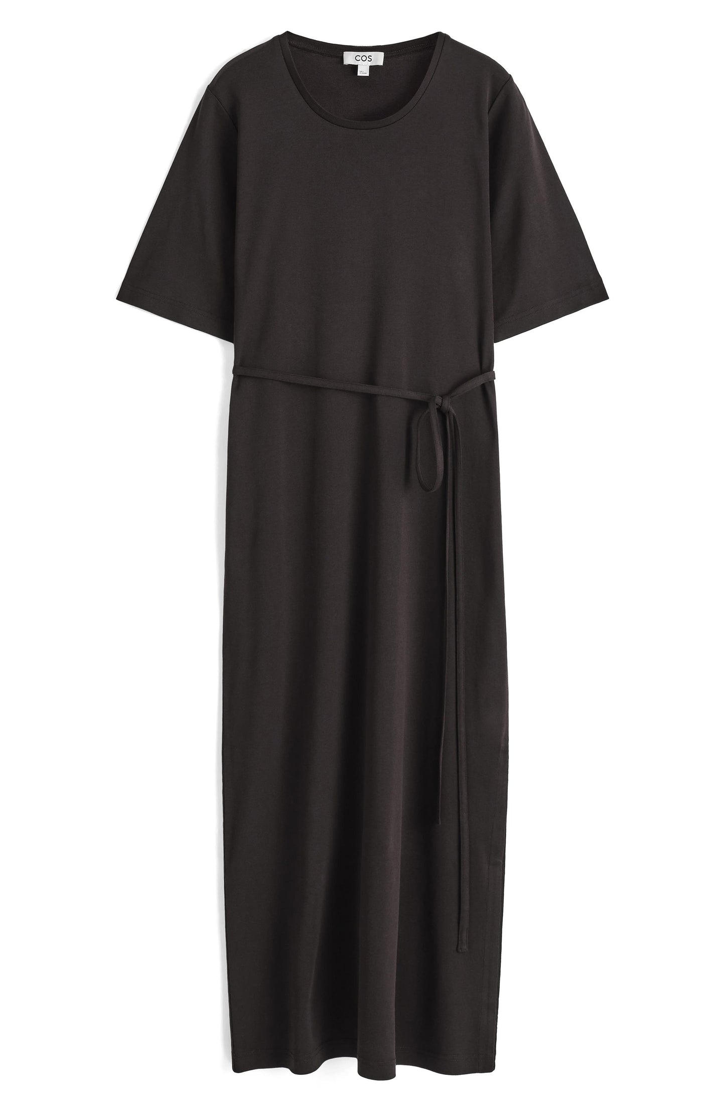 Belted Midi T-Shirt Dress