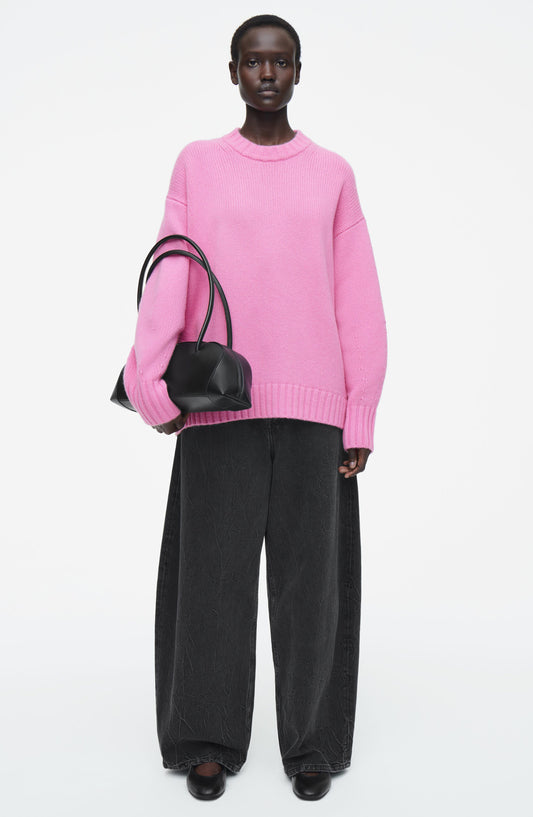 Oversize Cashmere Crewneck Sweater