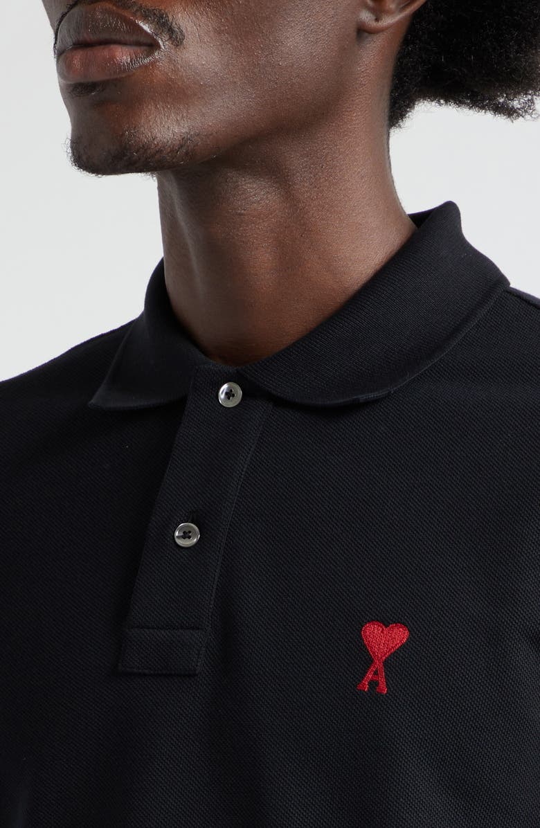 Ami de Coeur Embroidered Organic Cotton Polo