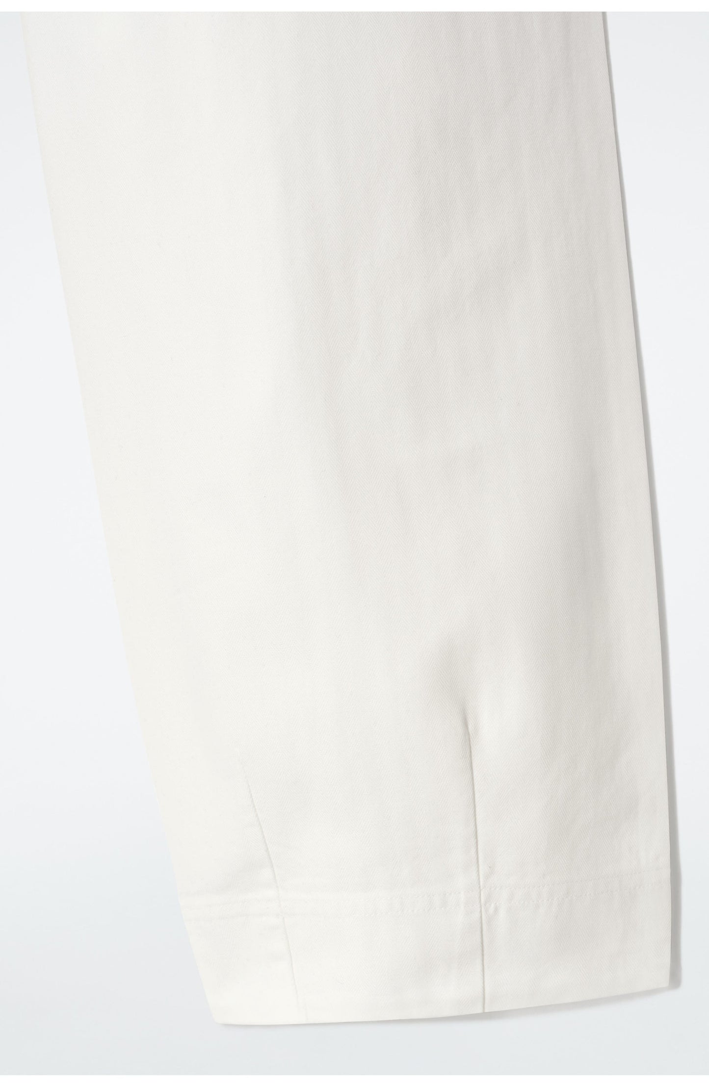 Organic Cotton Herringbone Pants