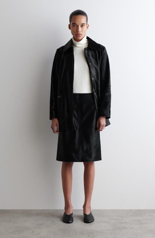 Elmas Mock Neck Long Sleeve Top