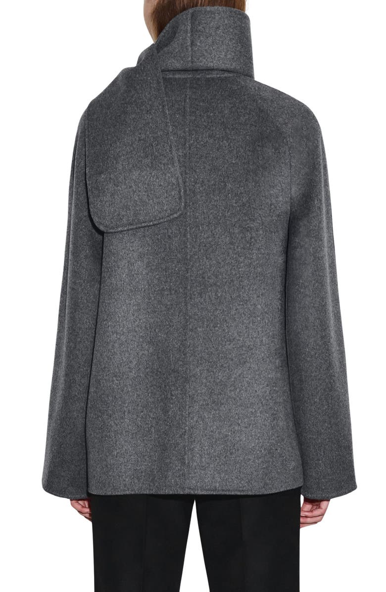 Chop Double Face Wool Blend Scarf Jacket